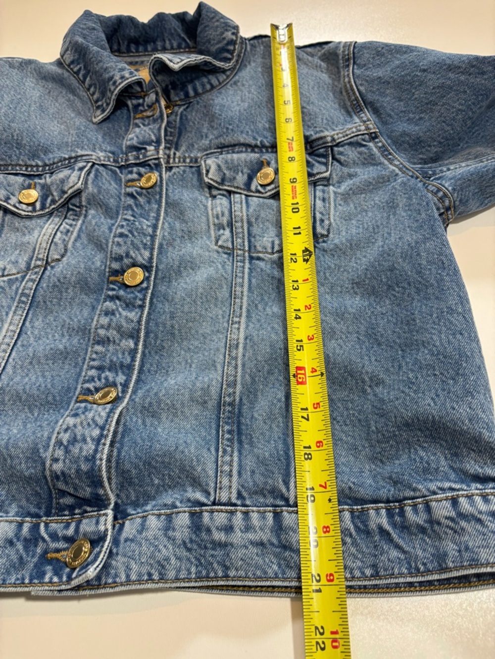 Michael Kors Women’s Denim Jacket Button Front XL - Picture 7 of 8